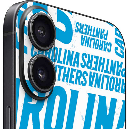 NFL Carolina Panthers - Blast iPhone 16 Skin