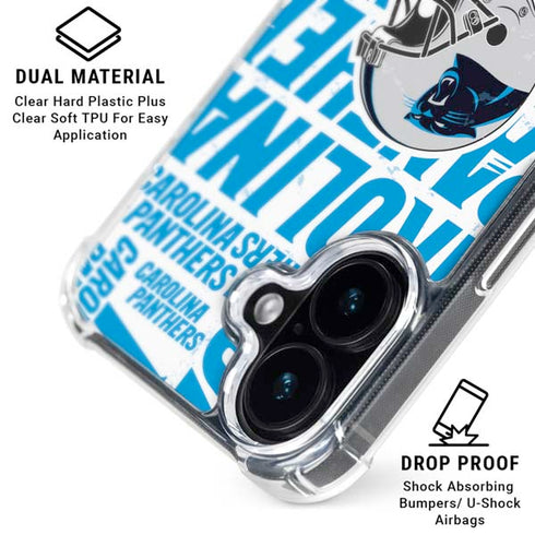NFL Carolina Panthers - Blast iPhone 17 Clear Case