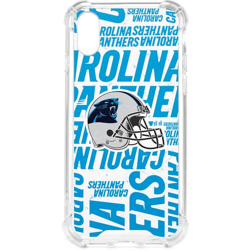 NFL Carolina Panthers - Blast iPhone XS Clear Case