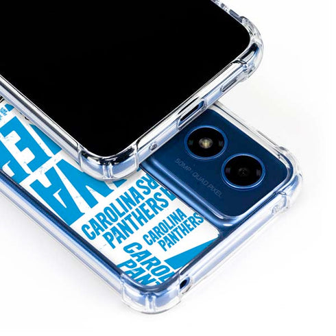 NFL Carolina Panthers - Blast Moto G 5G (2024) Clear Case