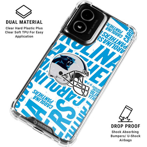 NFL Carolina Panthers - Blast Moto G Power 5G (2024) Clear Case