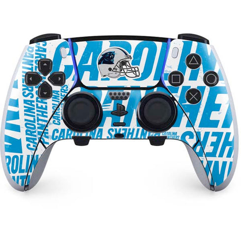 NFL Carolina Panthers - Blast PS5 DualSense Edge Pro Controller Skin