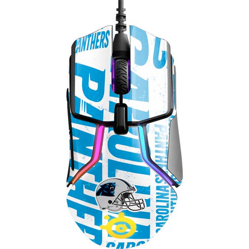 NFL Carolina Panthers - Blast SteelSeries Rival 600 Gaming Mouse Skin
