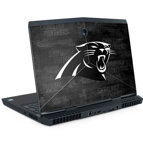 NFL Carolina Panthers Black & White Dell Alienware Skin