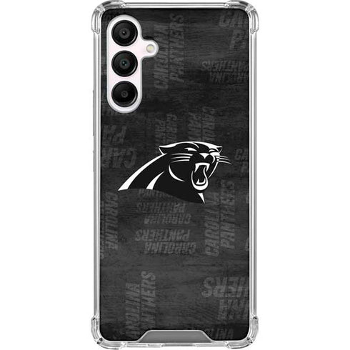 NFL Carolina Panthers Black & White Galaxy A16 5G Clear Case
