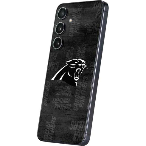 NFL Carolina Panthers Black & White Galaxy A16 5G Skin