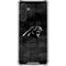 NFL Carolina Panthers Black & White Galaxy A17 Clear Case