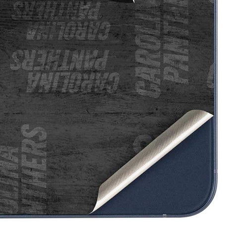 NFL Carolina Panthers Black & White Galaxy A36 5G Skin