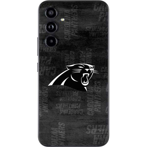 NFL Carolina Panthers Black & White Galaxy A54 5G Skin