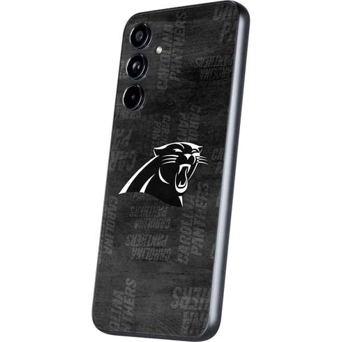 NFL Carolina Panthers Black & White Galaxy A54 5G Skin