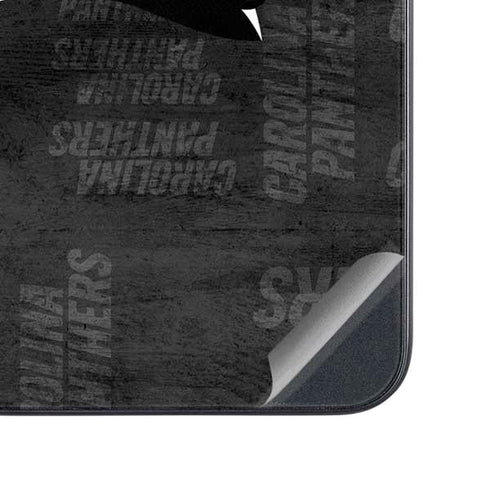 NFL Carolina Panthers Black & White Galaxy A54 5G Skin