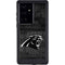 NFL Carolina Panthers Black & White Galaxy S24 Ultra Waterproof Case