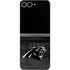 NFL Carolina Panthers Black & White Galaxy Z Flip6 Skin
