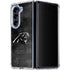 NFL Carolina Panthers Black & White Galaxy Z Fold5 5G Clear Case