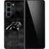 NFL Carolina Panthers Black & White Galaxy Z Fold5 5G Skin