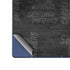NFL Carolina Panthers Black & White Galaxy Z Fold6 Skin