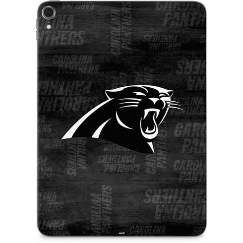 NFL Carolina Panthers Black & White Apple iPad Pro Skin