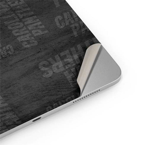 NFL Carolina Panthers Black & White iPad Pro 13in M4 (2024) Skin