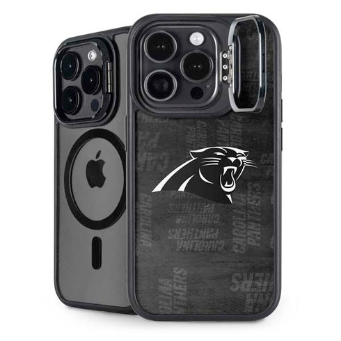NFL Carolina Panthers Black & White iPhone Cases