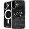 NFL Carolina Panthers Black & White iPhone 16 MagSafe Case
