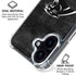 NFL Carolina Panthers Black & White iPhone 16 MagSafe Case
