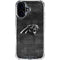 NFL Carolina Panthers Black & White iPhone 16 Plus Clear Case
