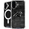 NFL Carolina Panthers Black & White iPhone 16 Plus MagSafe Case