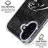 NFL Carolina Panthers Black & White iPhone 16 Plus MagSafe Case
