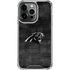 NFL Carolina Panthers Black & White iPhone 16 Pro Clear Case