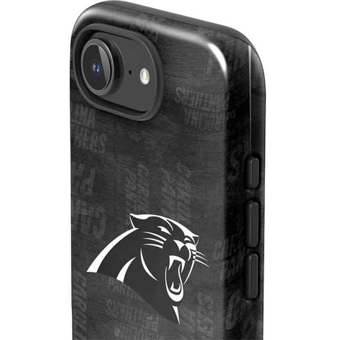 NFL Carolina Panthers Black & White iPhone 16e Impact Case