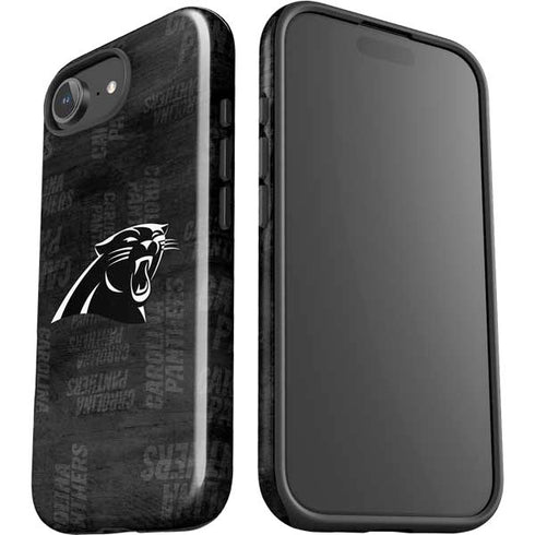 NFL Carolina Panthers Black & White iPhone 16e Impact Case
