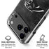 NFL Carolina Panthers Black & White iPhone 18 Pro Clear Case