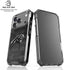NFL Carolina Panthers Black & White iPhone 18 Pro Clear Case