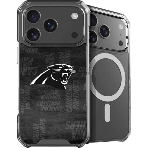 NFL Carolina Panthers Black & White iPhone 18 Pro Max MagSafe Case