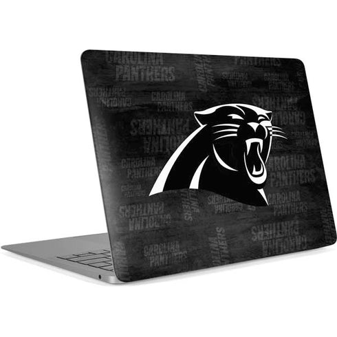 NFL Carolina Panthers Black & White Apple MacBook Air Skin