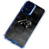 NFL Carolina Panthers Black & White Moto G Play 4G (2024) Clear Case