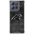 NFL Carolina Panthers Black & White Moto G Play 5G (2025) Clear Case