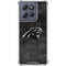 NFL Carolina Panthers Black & White Moto G Stylus 5G (2025) Clear Case