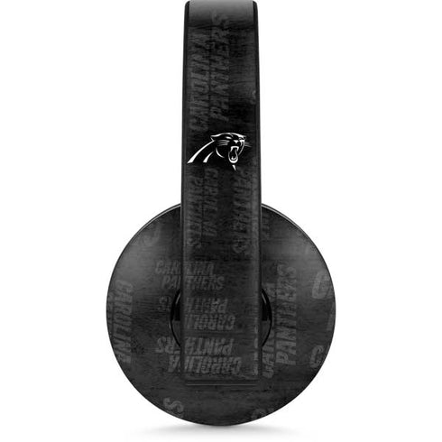 NFL Carolina Panthers Black & White PlayStation 4 Gold Wireless Headset Skin