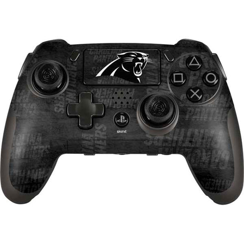 NFL Carolina Panthers Black & White PlayStation Scuf Vantage 2 Controller Skin