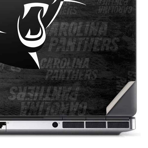 NFL Carolina Panthers Black & White Dell Precision Skin