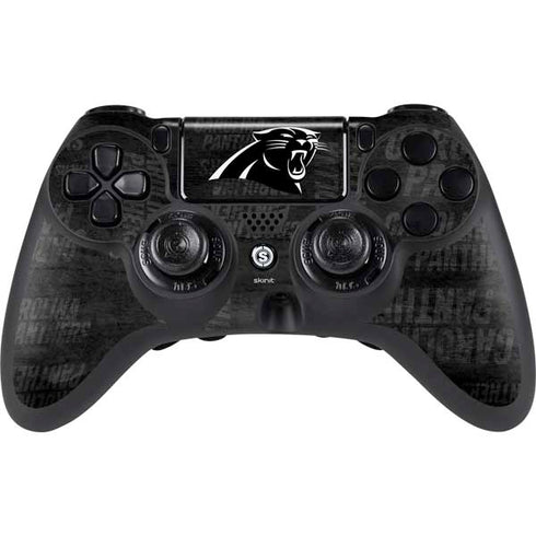 NFL Carolina Panthers Black & White PlayStation PS4 Skins