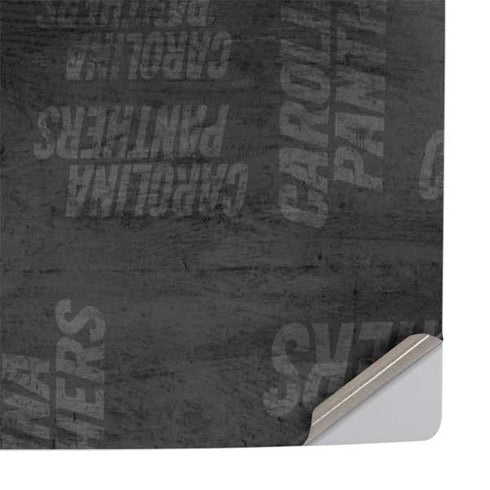 NFL Carolina Panthers Black & White PS5 Pro Console Skin