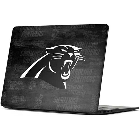NFL Carolina Panthers Black & White Surface Laptop 7 13.8in Skin