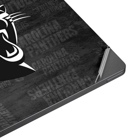 NFL Carolina Panthers Black & White Surface Laptop 7 13.8in Skin