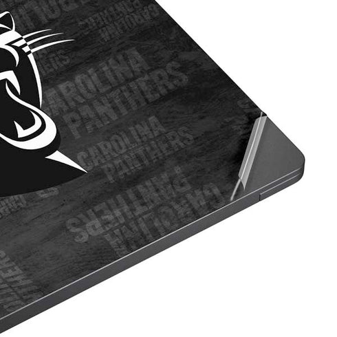 NFL Carolina Panthers Black & White Surface Laptop 7 15in Skin