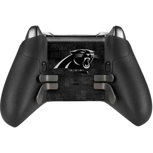 NFL Carolina Panthers Black & White Xbox Elite Wireless Controller Series 2 Skin