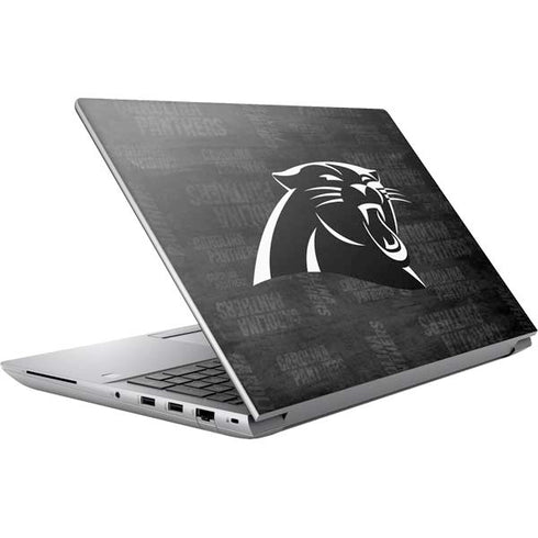 NFL Carolina Panthers Black & White HP ZBook Fury 16 G10 Skin