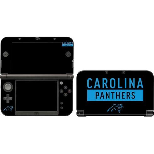 NFL Carolina Panthers Black Performance Series Nintendo Skins
