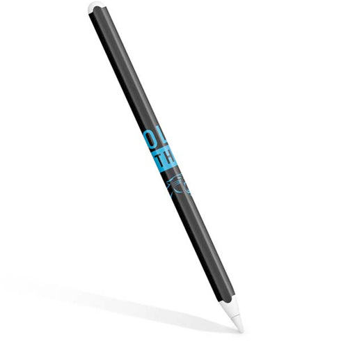 NFL Carolina Panthers Black Performance Series Apple Pencil (2nd Gen 2019) Skin